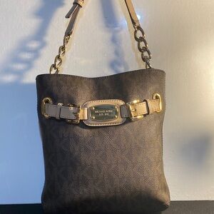 Michael Kors brown shoulder bag